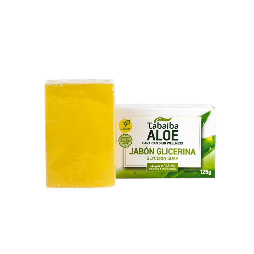 Jabón de glicerina con Aloe Vera de Tabaibaloe