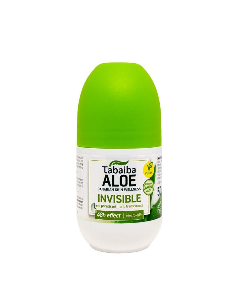 INVISIBLE ALOE VERA ROLL-ON DEODORANT – 48H PROTECTION - 50ml