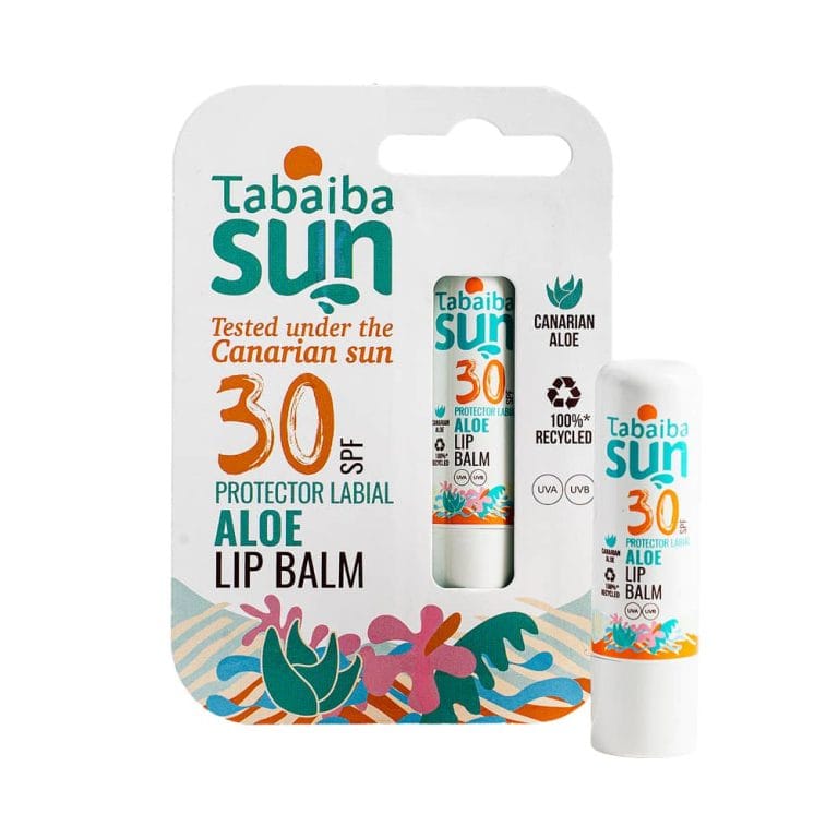 Protector labial con Aloe Vera protección solar 30SPF de Tabaibaloe