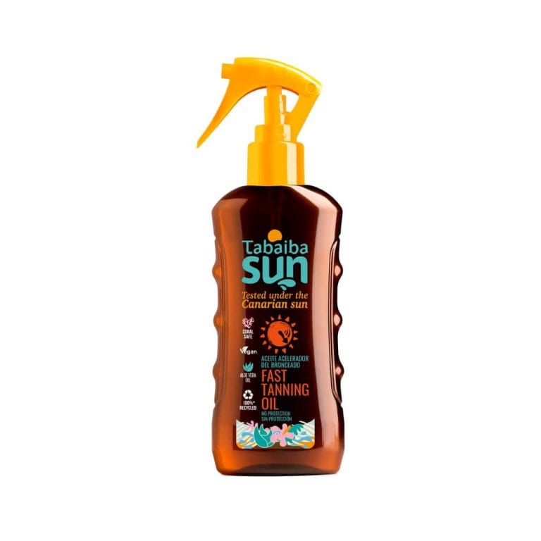 Aceite protector solar SPF0 con aloe vera canario Tabaibasun 200 ml
