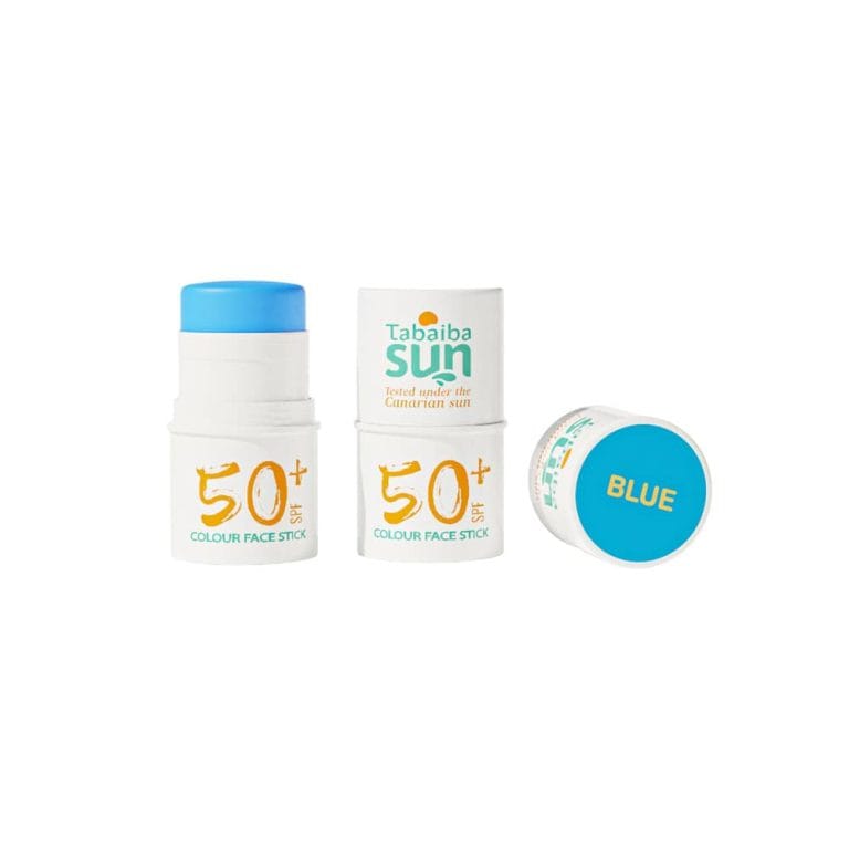 Stick Facial color Blue con Aloe Vera de Tabaibasun