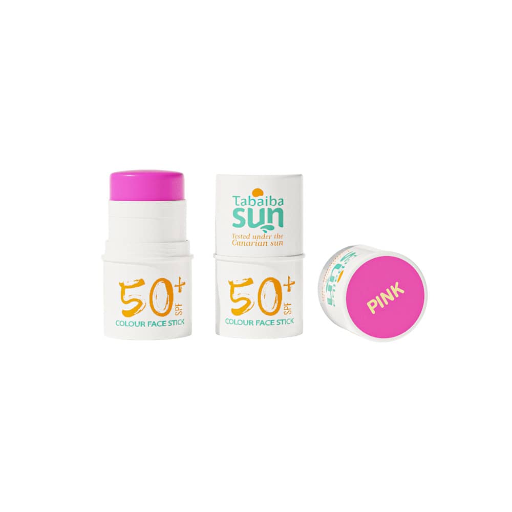 Stick Facial color Pink con Aloe Vera de Tabaibasun